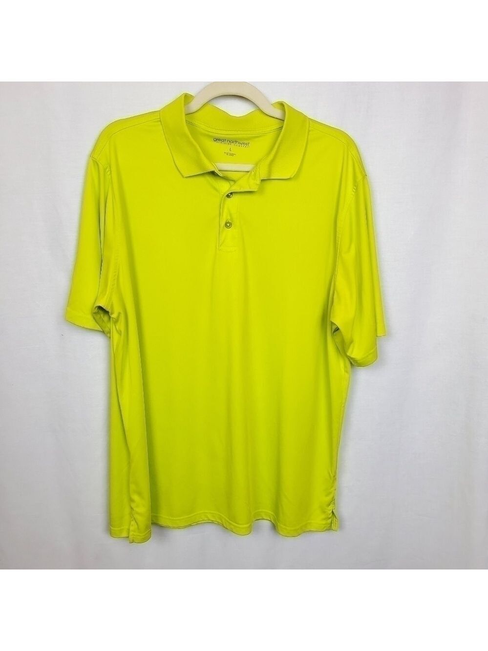 Great Northwest Clothing sz L neon performance shirt
